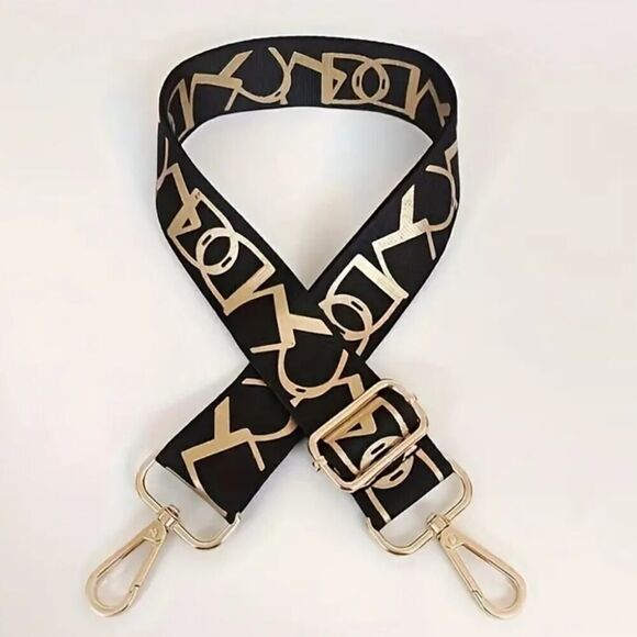 Adjustable Crossbody Bag Strap, Geometric Pattern Strap accessories bags - Picture 3 of 9